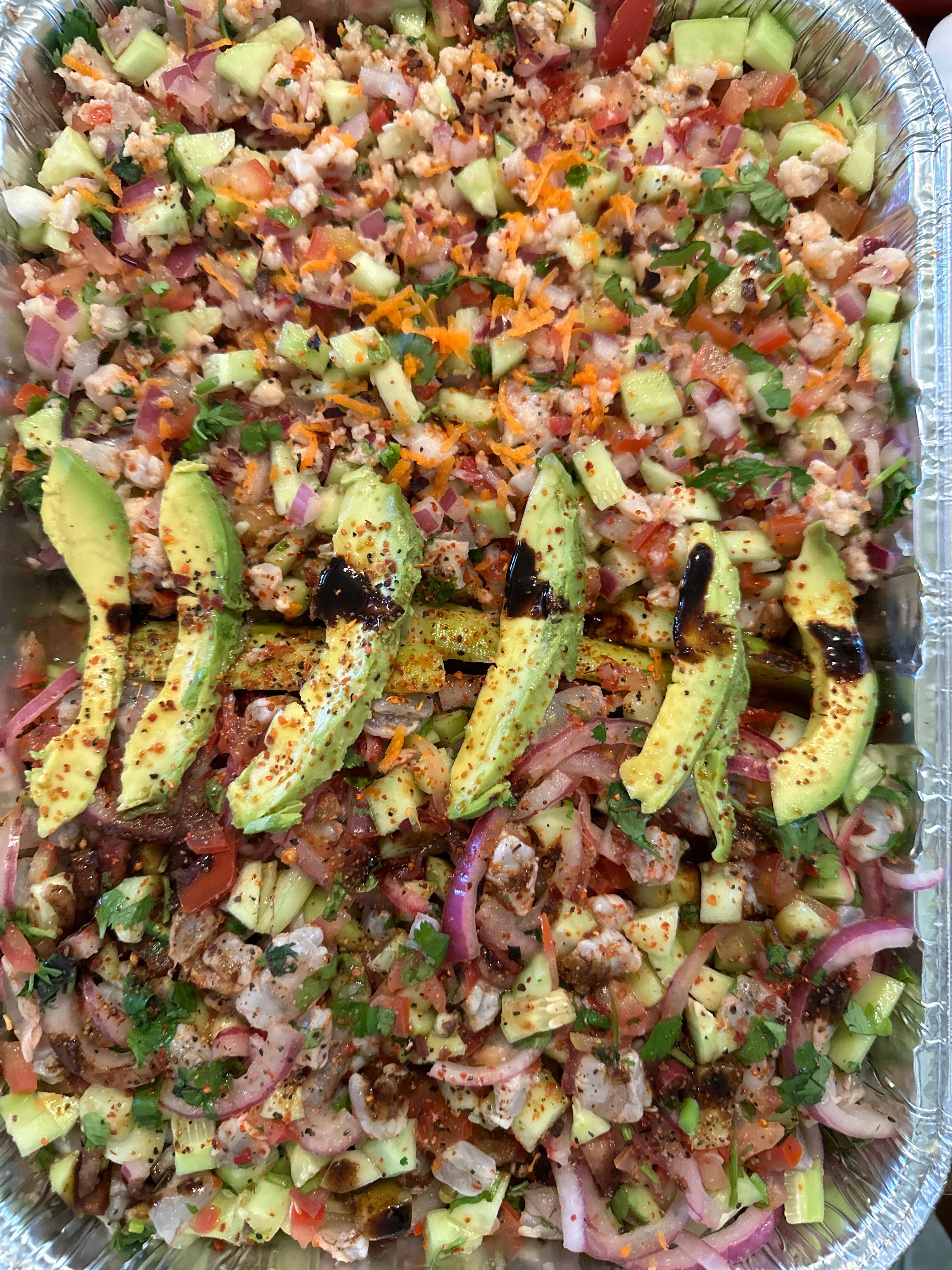 A7s fresh ceviche bowls